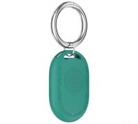 Custodia in silicone per Xiaomi Tag offre una protezione affidabile e piena funzione per modelli BLE e UWB con portachiavi (verde)