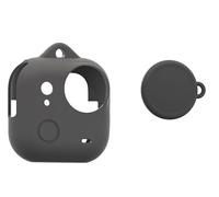 Custodia in Silicone Protezione per Obiettivo per Insta360 Go Ultra, Fotocamera Cappuccio in Gomma Morbida Custodia Protettiva Antirumore e Antigraffio per Go Ultra (nero)