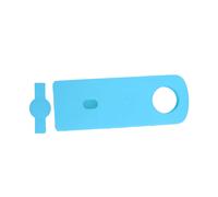 Custodia in silicone PU585 compatibile con la fotocamera d'azione Ricoh Theta SC2 360, custodia protettiva con copriobiettivo in silicone, colore blu.