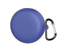 Custodia in silicone resistente agli urti per Soundcore Sleep per auricolari A30, protezione completa, anti-smarrimento, con fibbia rotonda, fori precisi, rosso (blu scuro)