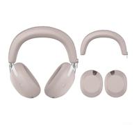 Custodia in silicone resistente al sudore compatibile con cuffie Sony 1000x The Collexion morbida e lavabile per cuscinetti e fascia grigio (beige)