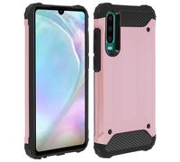 Custodia in silicone rinforzato rosa Avizar per Huawei P30