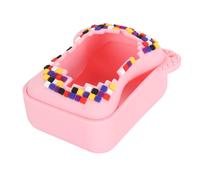 Custodia in silicone rosa Bitzee Digital Pet 8,2 7,5 cm