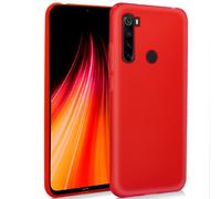 Custodia in silicone rosso freddo per Xiaomi Redmi Note 8/Note 8 (2021)