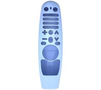 Custodia in silicone sagomata per telecomandi LG TV AN MR600 MR650 MR18BA MR19BA garantisce che tutti i comandi rimangano completamente esposti e reattivi (blu luminoso)