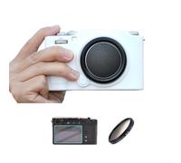 Custodia in silicone specifica per Fuji XM5 progettata per resistere alle gocce di polvere e mantenere l'usabilità della fotocamera per interni ed esterni e impostazioni di viaggio (bianco)