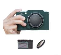 Custodia in silicone specifica per Fuji XM5 progettata per resistere alle gocce di polvere e mantenere l'usabilità della fotocamera per interni ed esterni e impostazioni di viaggio (verde)