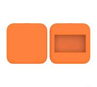 Custodia in silicone su misura per NETGEAR Nighthawk M6 Pro, aderente, presa migliorata, ritagli precisi, assorbimento degli urti, nero e arancione, 11 x 11 x 2 cm, per viaggi e lavoro (arancione)