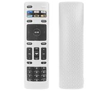 Custodia in silicone telecomandi per VIZIO XRT-136, texture antiscivolo, custodia protettiva per telecomando Smart TV contro graffi, urti e cadute (Bianco)