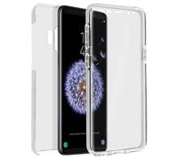 Custodia in silicone trasparente doppia Avizar per Samsung Galaxy S9