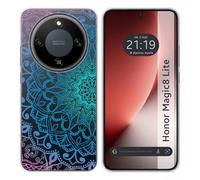 Custodia in silicone trasparente per Huawei Honor Magic 8 Lite 5G motivo Mandala Disegni