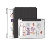 Custodia in silicone trasparente TPU per iPad Mini 6, protezione completa contro gocce e graffi, struttura in TPU flessibile, supporto a doppia