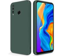 Custodia in Silicone Verde con Interno Microfibra per Huawei P30 Lite - Leggera