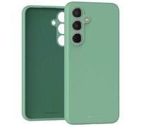 Custodia in silicone verde Mercury per Samsung Galaxy A35.