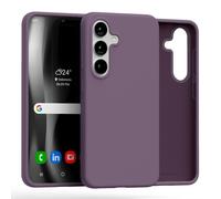 Custodia in silicone viola per Samsung Galaxy S25 Mercury