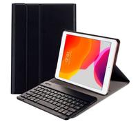 Custodia in similpelle nera per Apple iPad (2019/2020/2021) 10,2" + tastiera Bluetooth