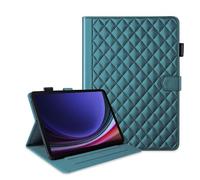 Custodia in similpelle per Samsung Galaxy Tab S10 FE Plus, con funzione leggio, colore: verde