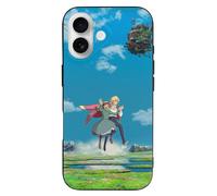 Custodia in TPU ispirata a Il castello errante di Howl, compatibile con iPhone 16 - Ultra sottile, antiurto, anti-ingiallimento, antigraffio,