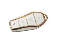 Custodia In TPU Per Chiave Per BYD Per Seal Per Atto 3 Per Song Plus Per Seal U DM I Per Dolphin Per Han EV(White gold,Case)