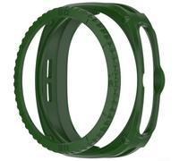 Custodia in TPU per Samsung Watch8 Classic da 47 mm con protezione cava e anello in scala per l'uso quotidiano (nero (verde (definito))