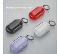 Custodia in TPU trasparente nera Blarkrus per Beats Solo Buds, compatibile con Beats Solo Buds, cover protettiva per Spot