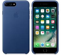Custodia In Vera Pelle Apple Per IPhone 7 Plus E 8 Plus - Zaffiro (Blu) - Nuova