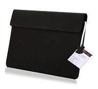 Custodia in vera pelle per tablet CHUWI MiniBook X | Custodia in pelle Slim Tab con chiusura magnetica | 1A nero
