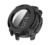 CUSTODIA INF 419052 con vetro temperato, per Garmin Instinct 3 50mm Nero, PC e vetro temperato