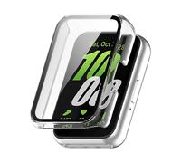 CUSTODIA INF con pellicola protettiva in vetro temperato per Galaxy Fit 3 (SM-R390) Trasparente, PC, vetro temperato