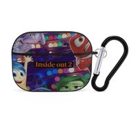 Custodia Inside Out compatibile con AirPods Pro, custodia compatibile con AirPods Pro per donna, custodia di ultima generazione, supporta la ricarica