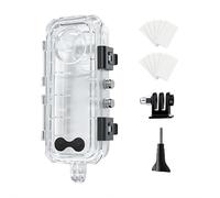 Custodia invisibile per Insta360 X5, custodia impermeabile da 60 m, custodia subacquea per Insta 360 X5, custodia protettiva con accessori per staffa