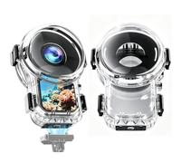 Custodia invisibile per Insta360 X6, custodia subacquea per fotocamera da 60 m / 196ft, custodia protettiva impermeabile (per supporto magnetico a sgancio rapido) per accessori per action cam Insta