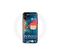 Custodia iPhone 12 Pro Ponyo sulla scogliera Sosuke mare ragazza pesce rosso Fujimoto inchiostro med