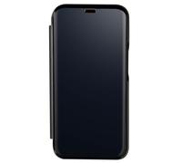 Custodia iPhone 13 Pro Max Design a Specchio Traslucido Stand Video Nera