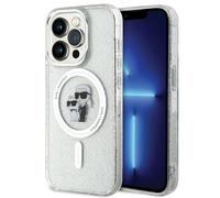 Custodia IPHONE 15 Pro Karl Lagerfeld Magsafe Gatto Brillantini Trasparente