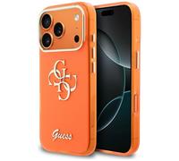 Custodia IPHONE 17 Pro/17 Pro Max Guess Plastica 4G Arancione Metallo