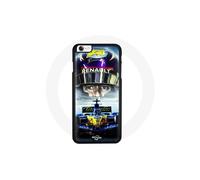 Custodia iPhone 4 - Renault - Formula 1 - Rigida - Blu - Giallo