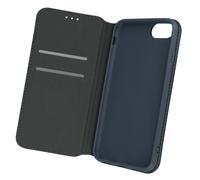 Custodia iPhone 6, 6S, 7, 8 e SE 2020 Portafoglio Funzione Supporto Blu Notte