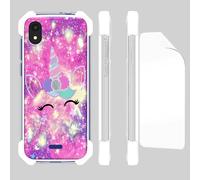 Custodia Jioeuinly Moxee M2160 compatibile con KonnectONE MH-T6000 Moxee M2160 Custodia per telefono + Pellicola protettiva per schermo in TPU mo