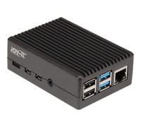 RPI CASE ALU08 - Custodia per Raspberry Pi 4, alluminio, nero