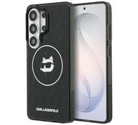 Custodia Karl Lagerfeld Galaxy S26 Ultra Plastica Nero Magsafe Gatto Logo