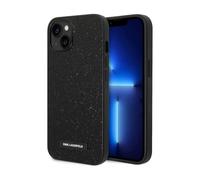 Custodia Karl Lagerfeld Glitter Badge Logo, nera - iPhone 14 Plus