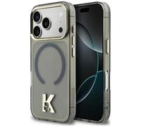 Custodia Karl Lagerfeld IML K Head Logo MagSafe per iPhone 17 Pro Max, nera - Nouvo