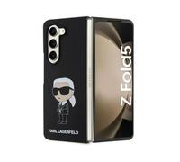 Custodia Karl Lagerfeld in silicone Ikonik, nera - Samsung Galaxy Z Fold 5