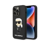 Custodia Karl Lagerfeld in silicone NFT Ikonik MagSafe, nera - iPhone 14 Pro Max
