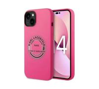 Custodia Karl Lagerfeld in silicone RSG, rosa - iPhone 14 Plus