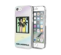 Custodia Karl Lagerfeld Karlifornia Dreams Palms Trasparente - iPhone 6+/6s+/7+/8+