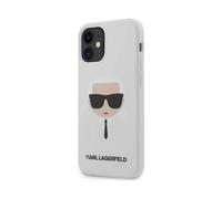 Custodia Karl Lagerfeld Karl's Head, bianca - iPhone 12 Mini