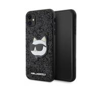 Custodia Karl Lagerfeld KLHCN61G2CPK Glitter Choupette Patch Black - iPhone 11 / XR