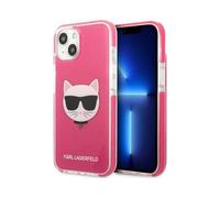 Custodia Karl Lagerfeld KLHCP13MTPECPI Choupette Head Pink - iPhone 13